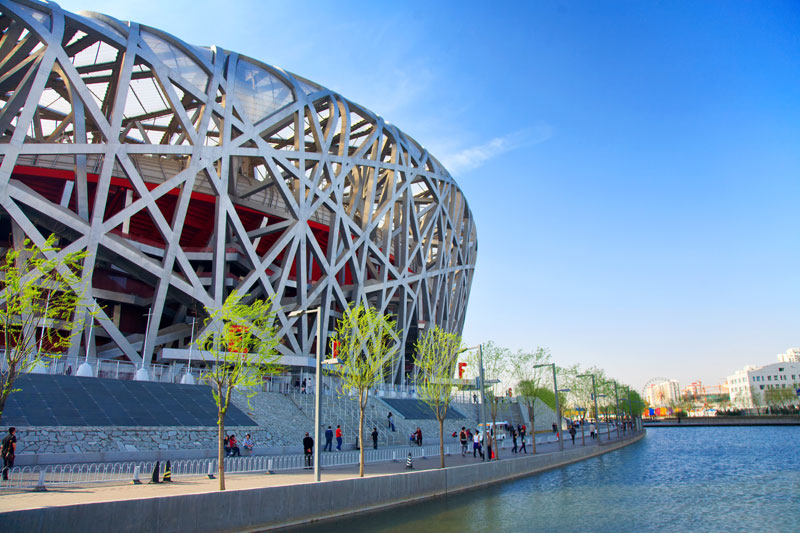 2008년 3월 완공된 베이징 올림픽 주경기장