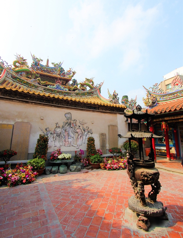 타이완에서 가장 중요한 마조 사원으로 손꼽히는 베이강 차오티엔궁