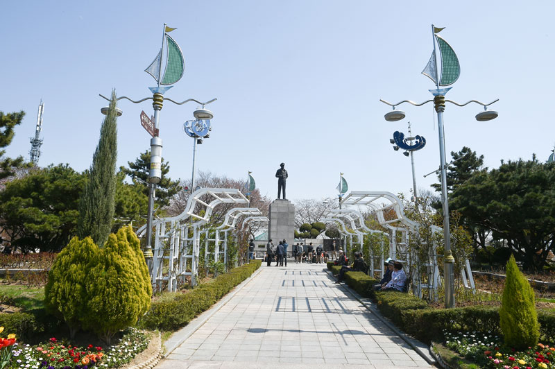 영화 '천하장사 마돈나'에 등장한 인천 자유공원