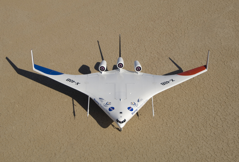 축소 모형으로 시험 중인 보잉의 X-46 ©Boeing