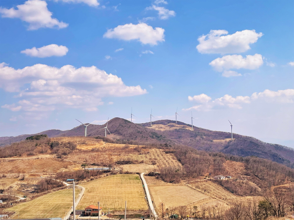 군위 화산산성 하늘전망대