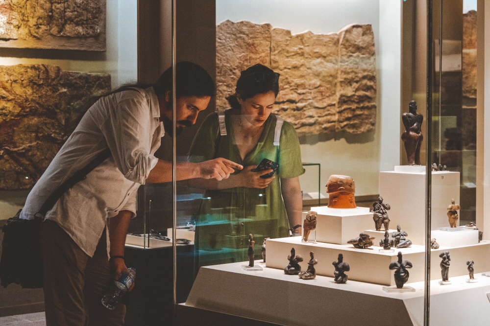 아나톨리아 문명 박물관엔 구석기 시대 유물이 전시돼 있다