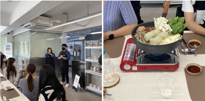 라이브 미식쇼는 오롯이 대전 동구의 식재료를 사용해 코스 요리를 선사한다