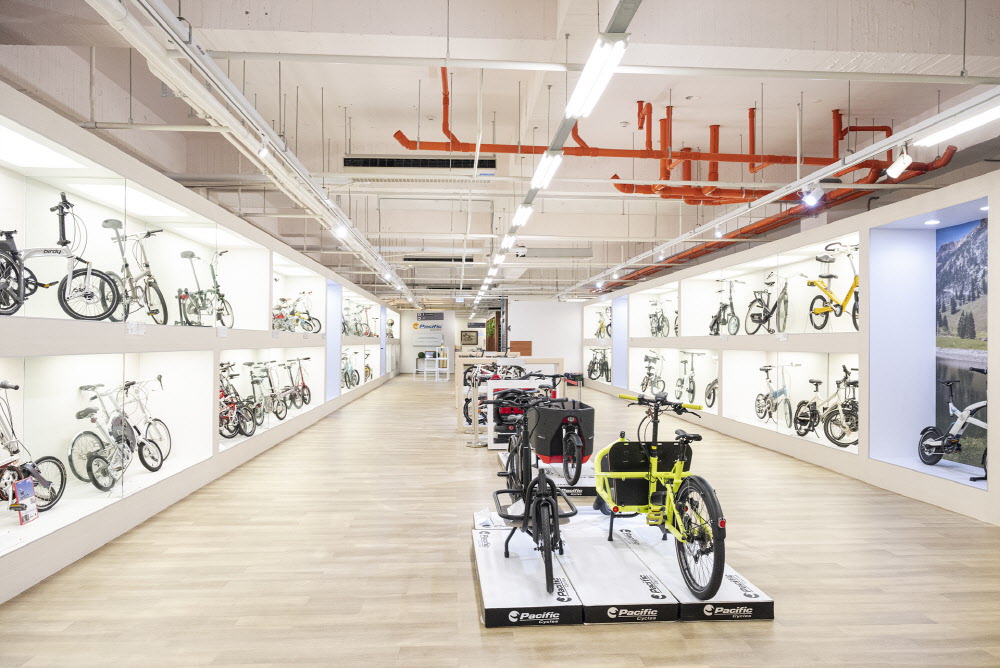 300점에 달하는 다양한 자전거모델이 전시돼 있는 퍼시픽자전거박물관